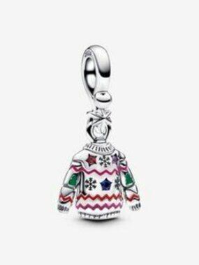 Authentic Christmas Sweater Dangle Pandora Charm